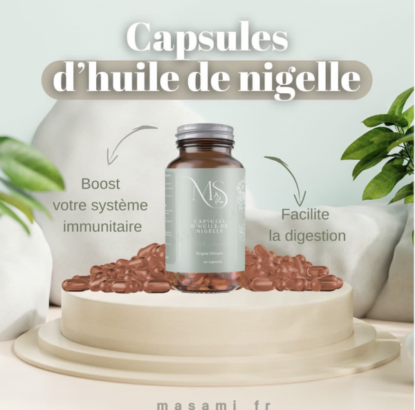Capsules d'huile de nigelle